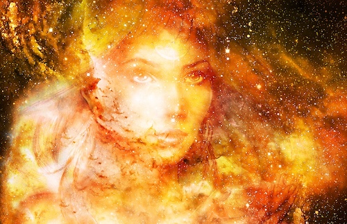 Cosmic woman